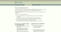 Desktop Screenshot of kathryncooper.net