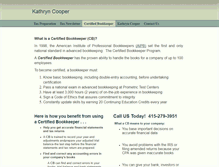 Tablet Screenshot of kathryncooper.net